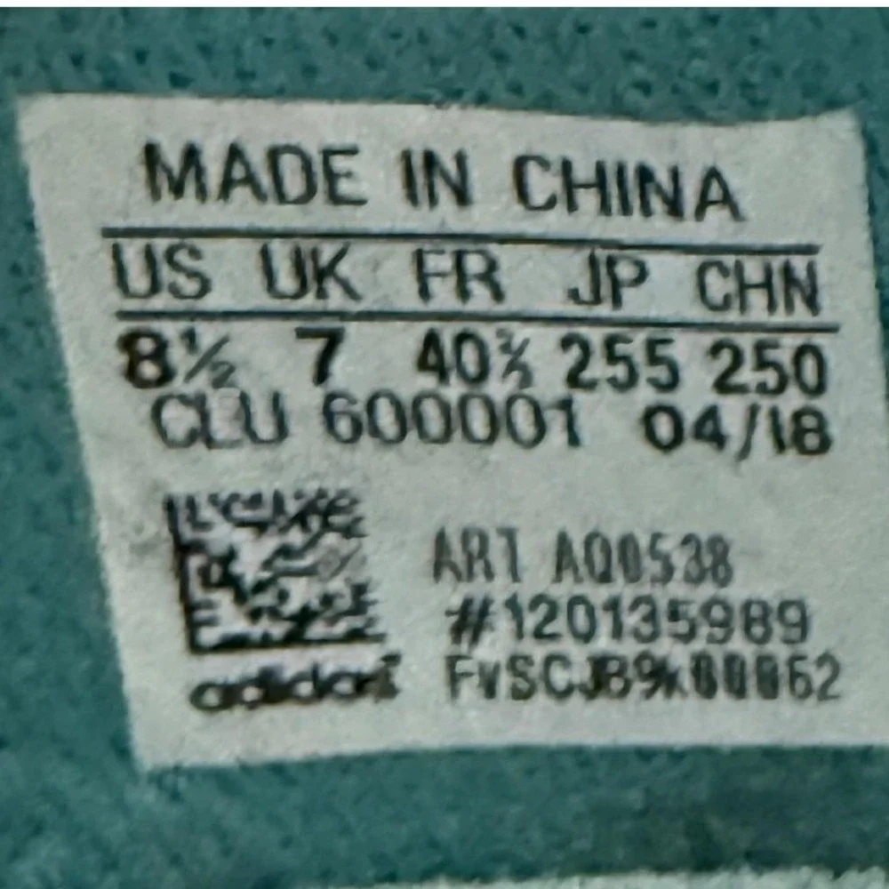 Adidas Aerobounce Running Shoes Womens 8.5 Teal Mint Good AQ0538 Mesh Sneakers